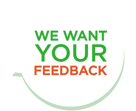 We want your feedback survey 