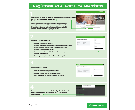 Regístrese en el Portal de Miembros