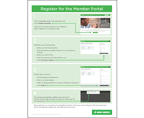 Member Portal Registration Instructions