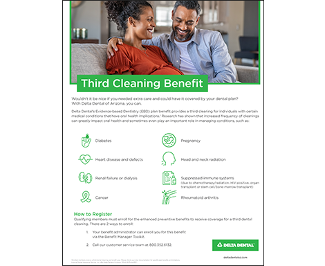 Delta Dental Third Cleaning Benefit